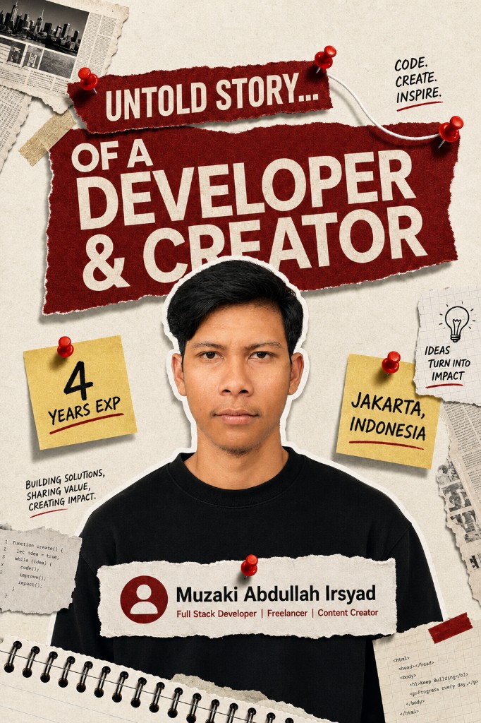 Perjalanan Muzaki sebagai developer dan content creator